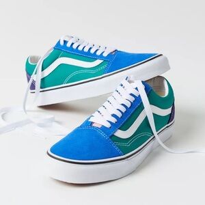 Vans Kids Shoes in Blue, Green, and Purple